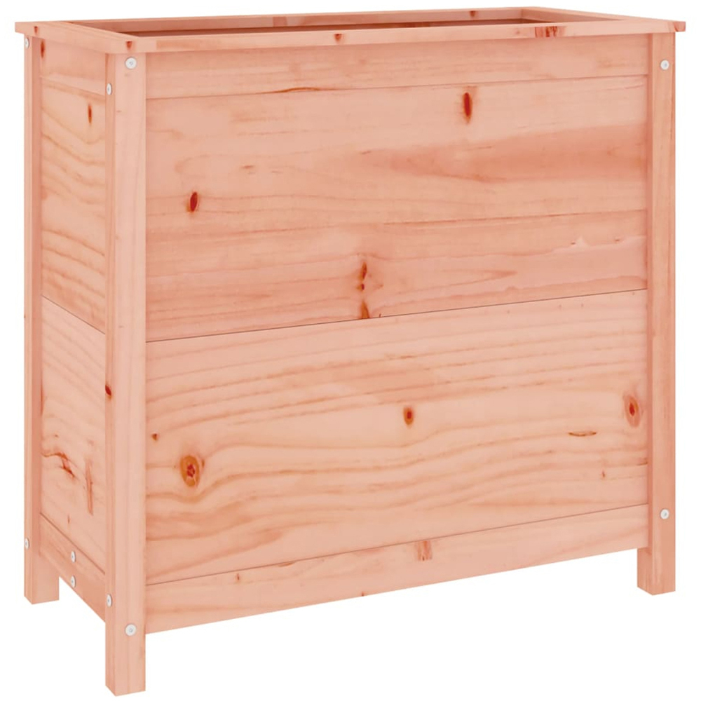 vidaXL Brown Solid Douglas Wood Raised Garden Planter 78 x 82.5 x 40cm Image 1