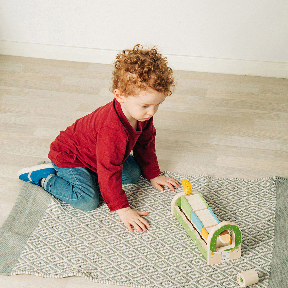 Bigjigs Toys Wooden Squirrel Ramp Sorter Game Image 6