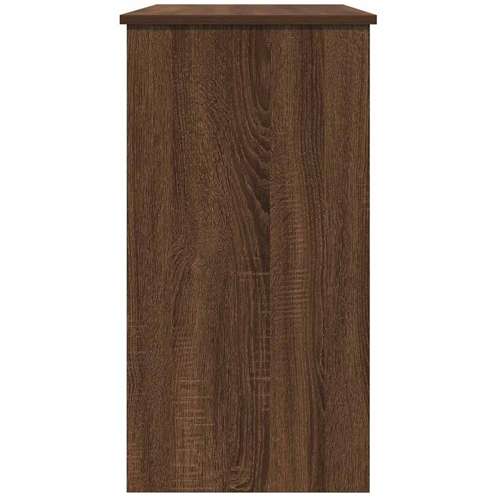 vidaXL Single Drawer Single Shelf Computer Desk Brown Image 6