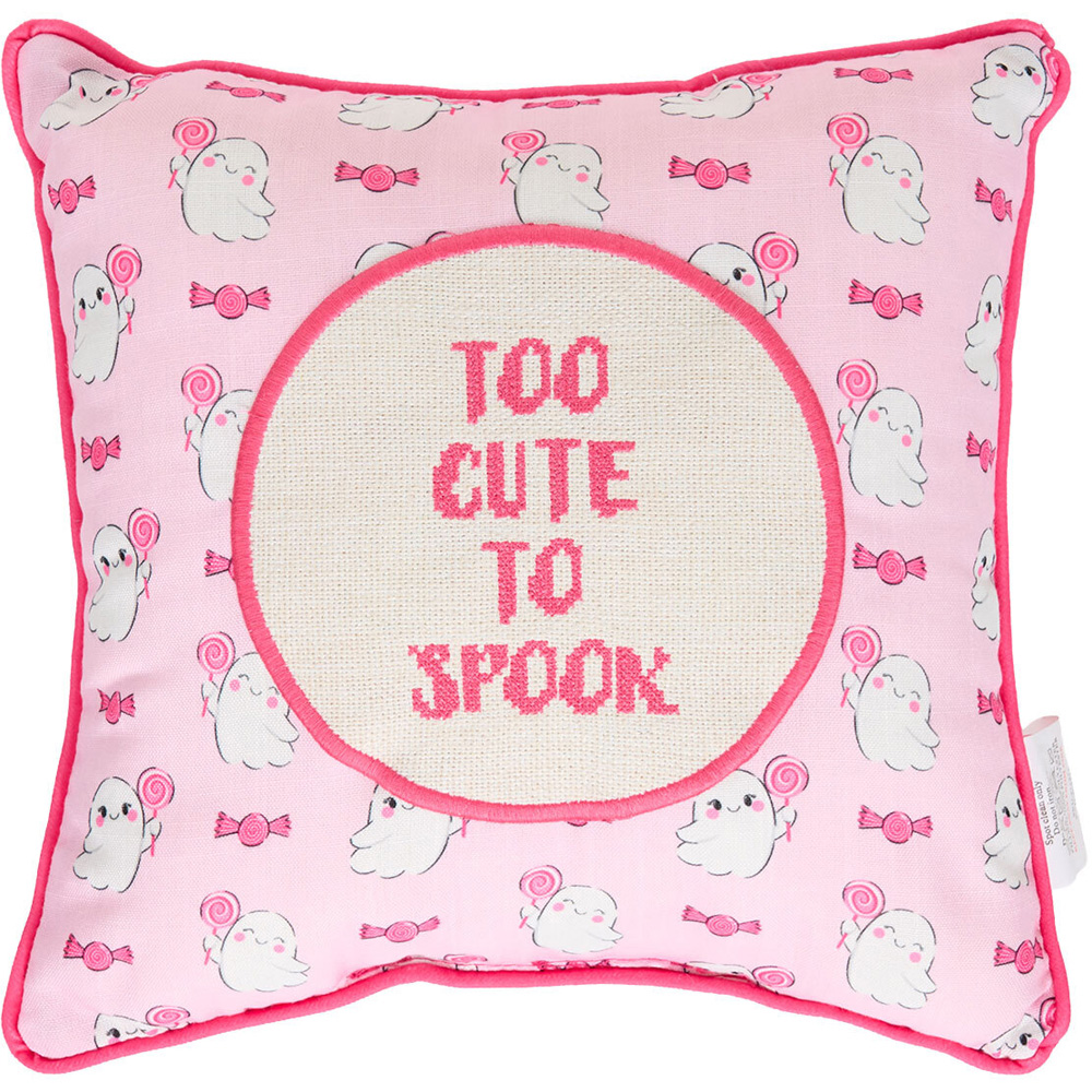 Halloween Slogan Cushion Image 5