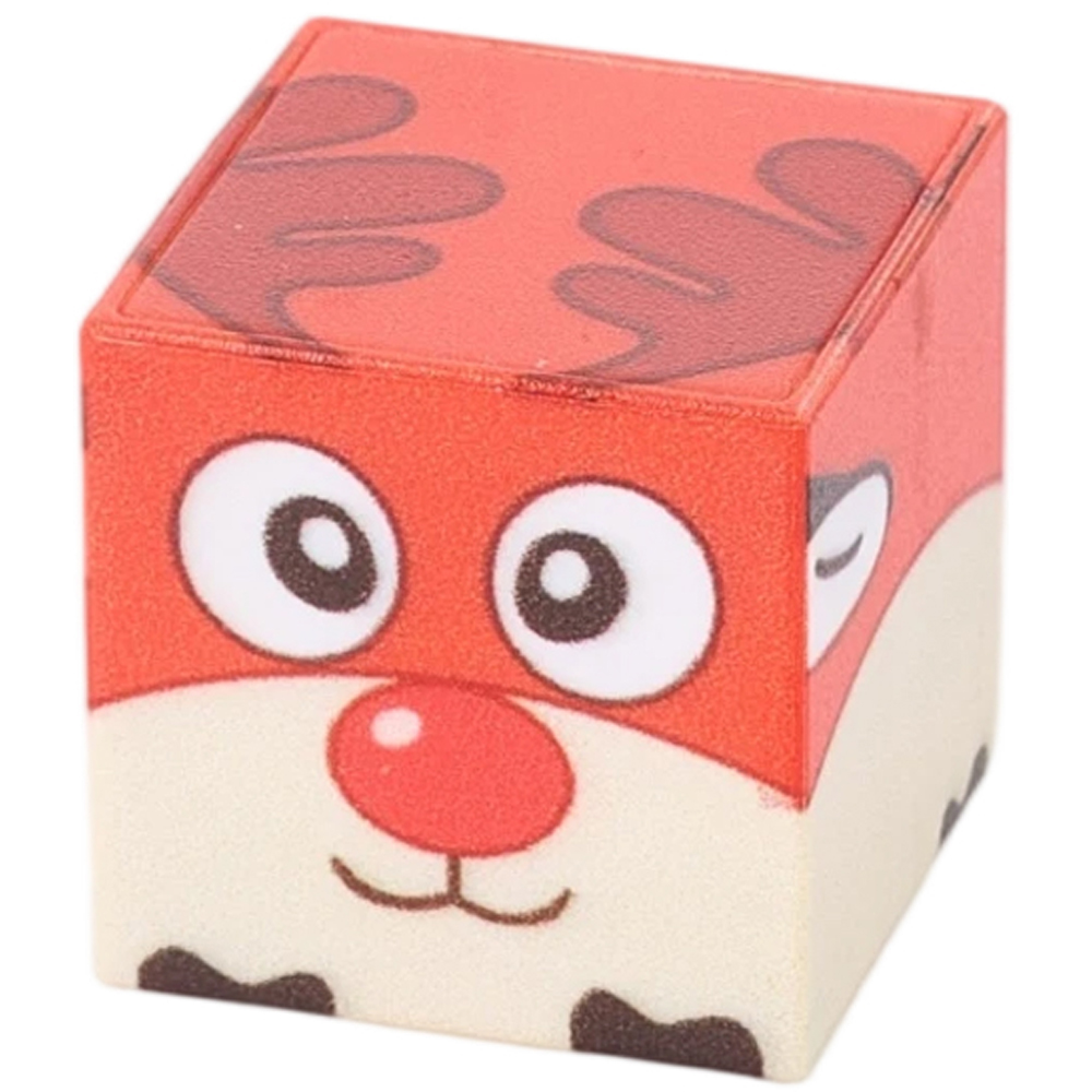 H&O Direct 54 Piece Merry Christmas Magnetic Building Block Cube Set Image 4