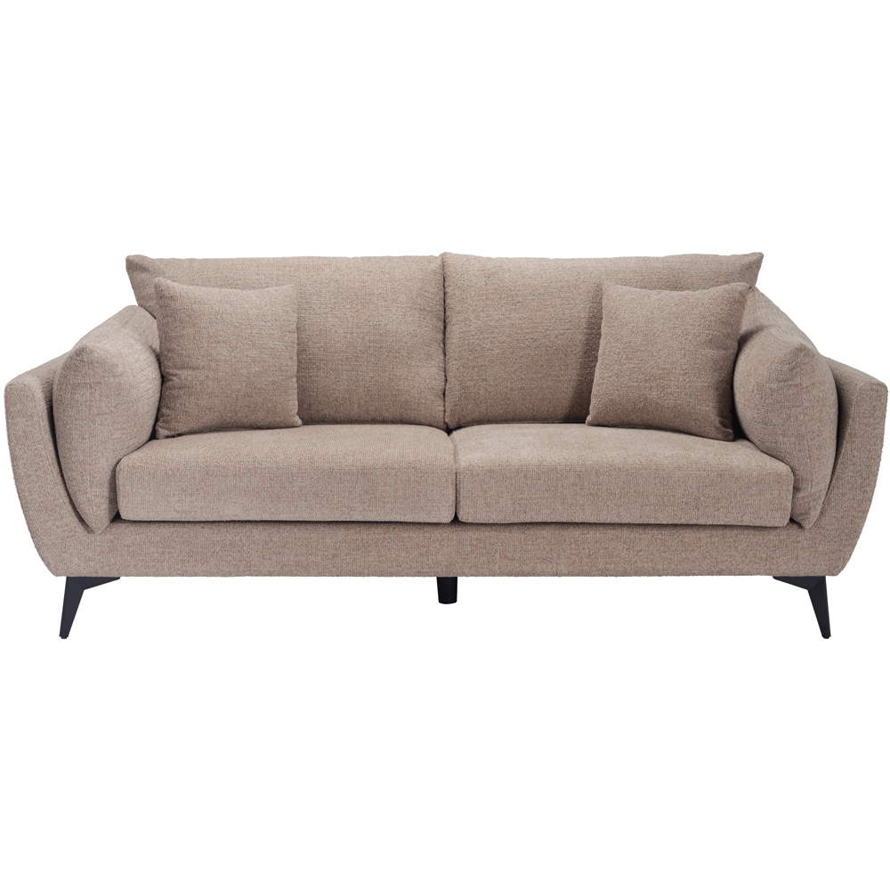 LPD Home Carter Taupe 3 Seater Sofa Image 3