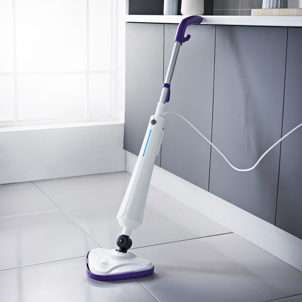 Quest 41989 White Corded Steam Mop 1300W Image 2