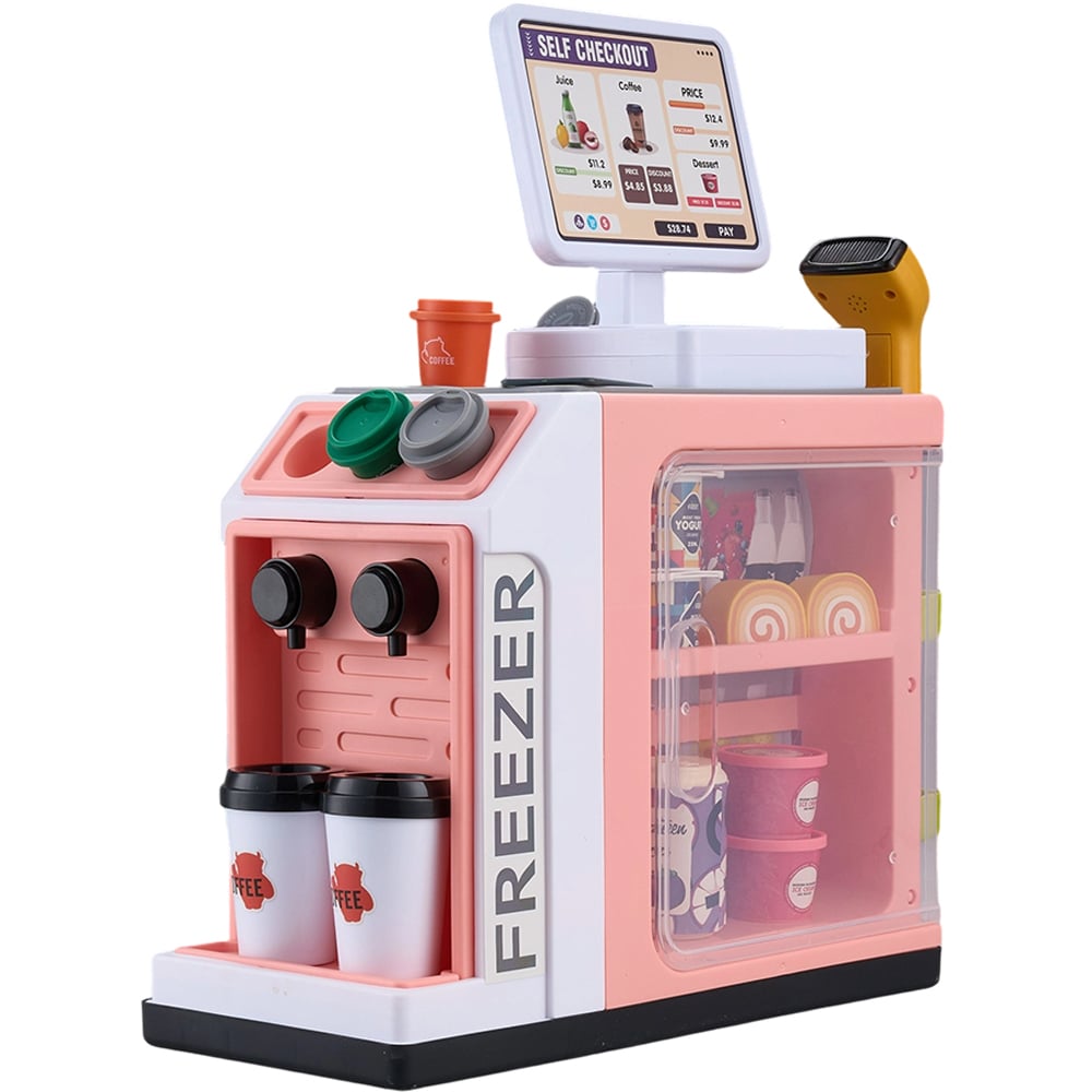 H&O Direct Kids 46 Piece Mini Supermarket Playset Image 1