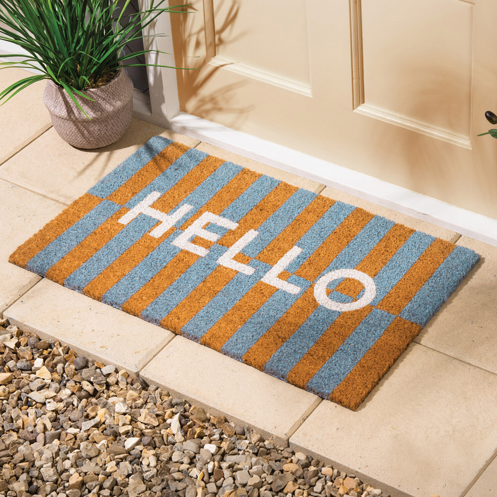 Large Printed Coir Mat Image 2