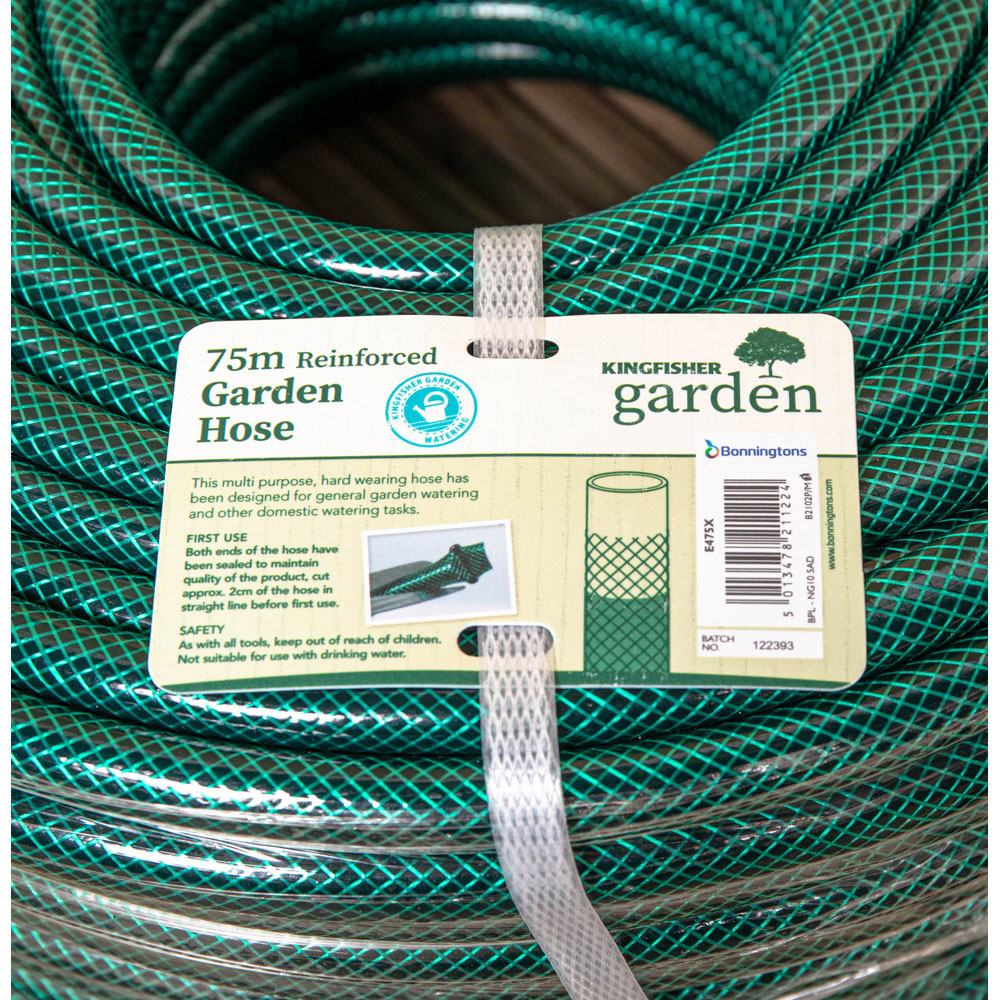Samuel Alexander 75m Green Reinforced Garden Hose Wilko