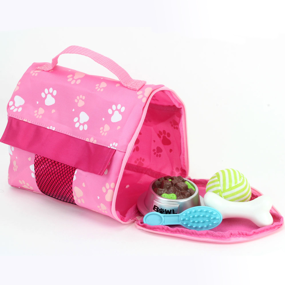 Teamson Kids Puppy Dog and Carrier Toy Set Image 4