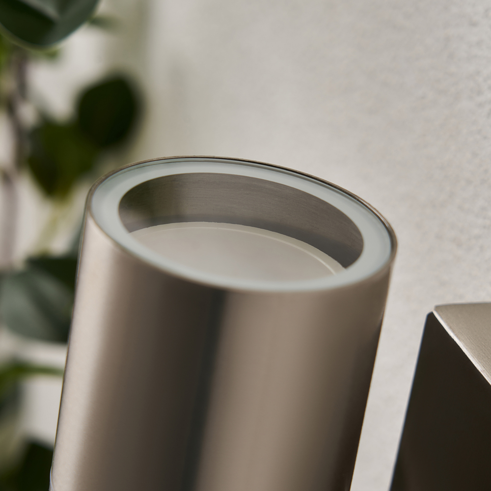 Zink Luna 2 Light Stainless Steel Up and Down Wall Light Image 5