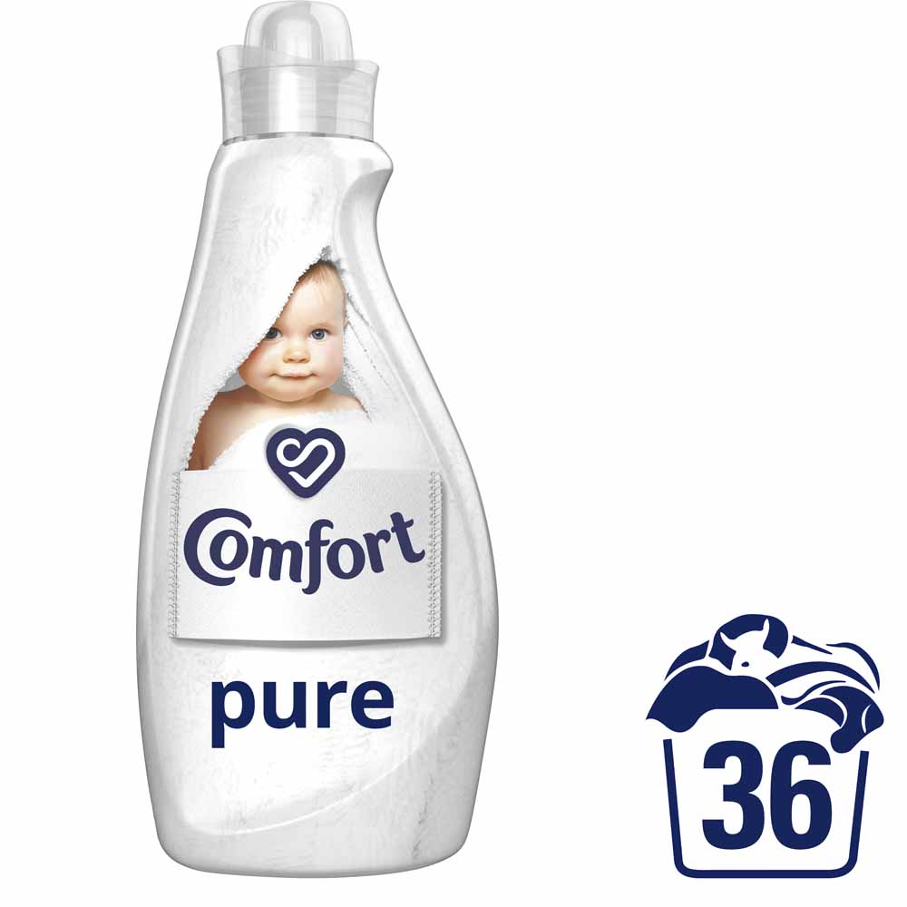 Comfort Pure Fabric Conditioner 36 Washes 1.26L Image 1