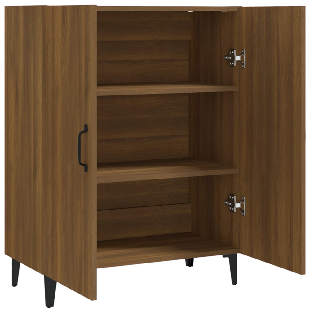 vidaXL 2 Door Brown Sideboard Image 4