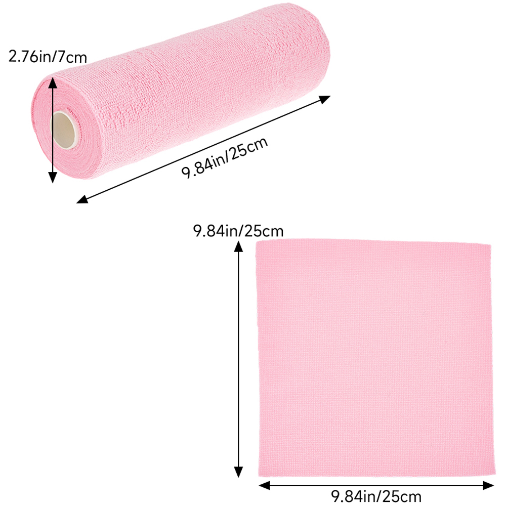 Living and Home Pink Multifunctional Reusable Microfibre Cloth Cleaning Towel 20 Pack Image 8