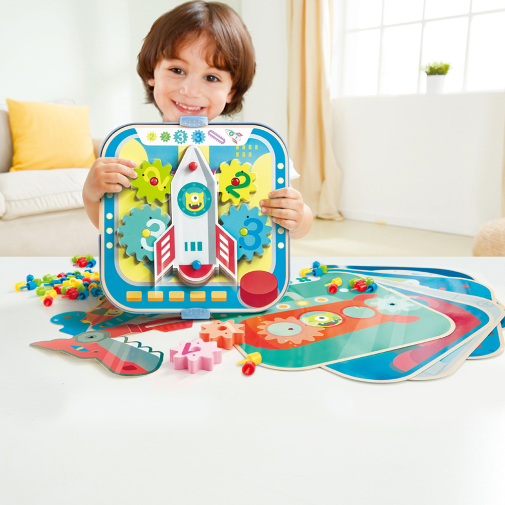 Hape Kids Groovy Go Round Gears Play Set Image 2
