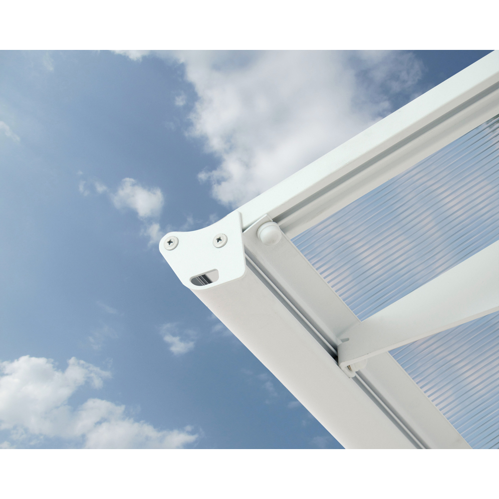 Palram Canopia Bordeaux 6690 White Mist Door Canopy 7 x 1.4m Image 4