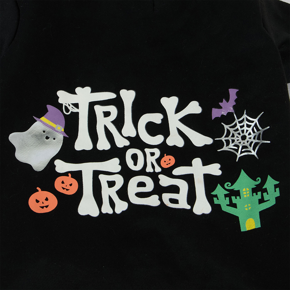 Skeleton Halloween Dog Hoodie Black XL Image 4