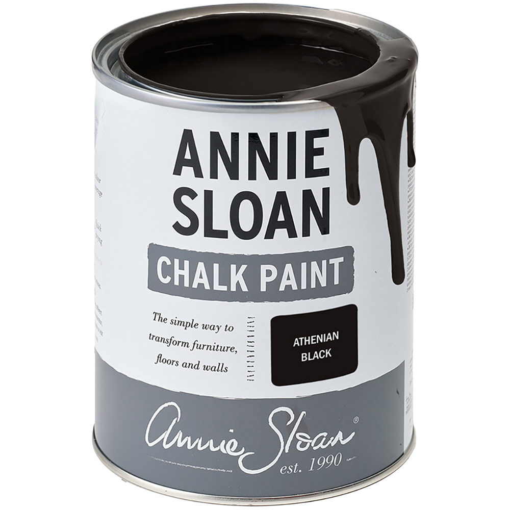 Annie Sloan Athenian Black Matt Chalk Paint 1L Image 2
