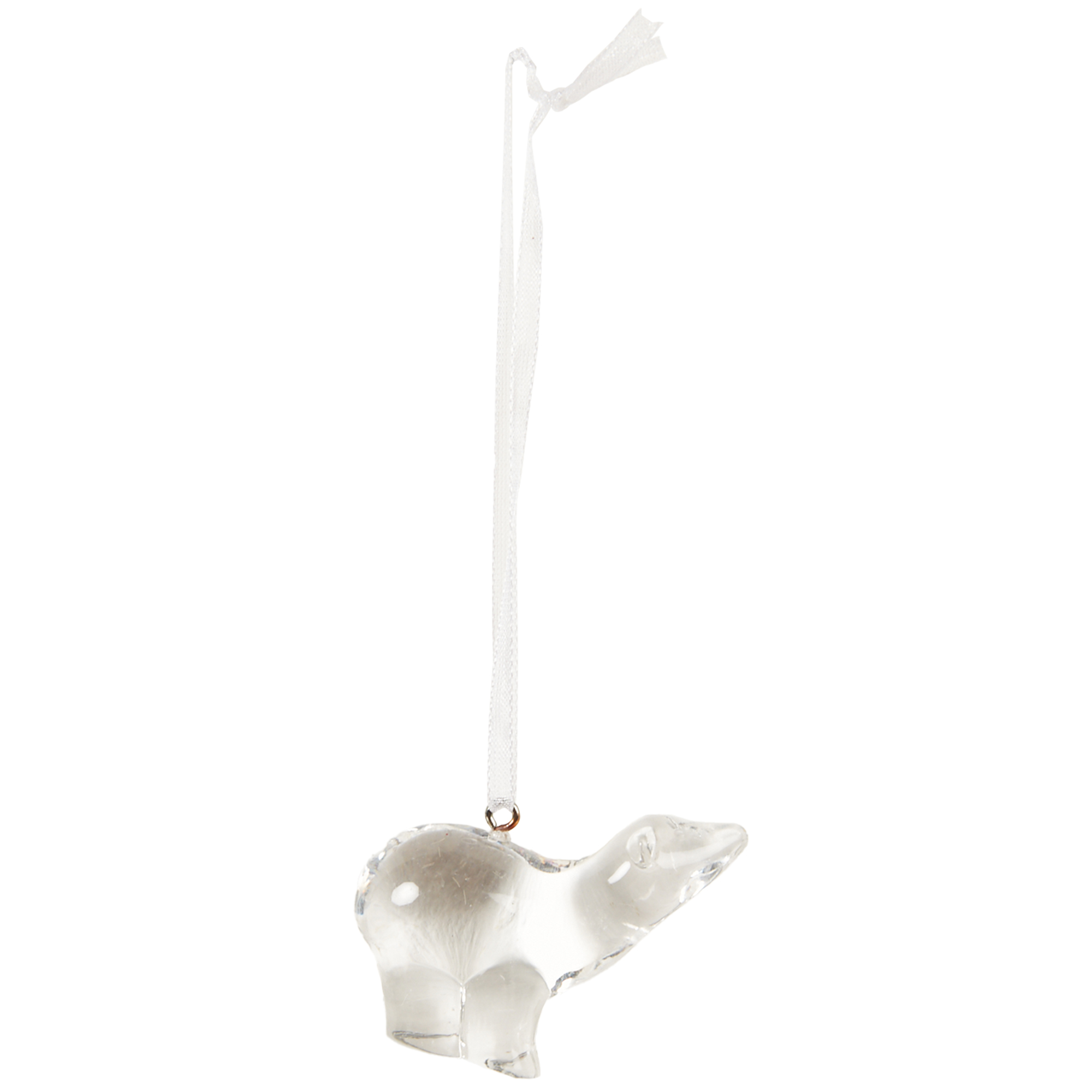 Set of 3 Acrylic Polar Bears - Silver Image 2