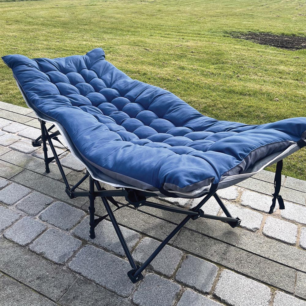 Milestone Camping Folding Camping Bed with Sleeping Pad Image 3