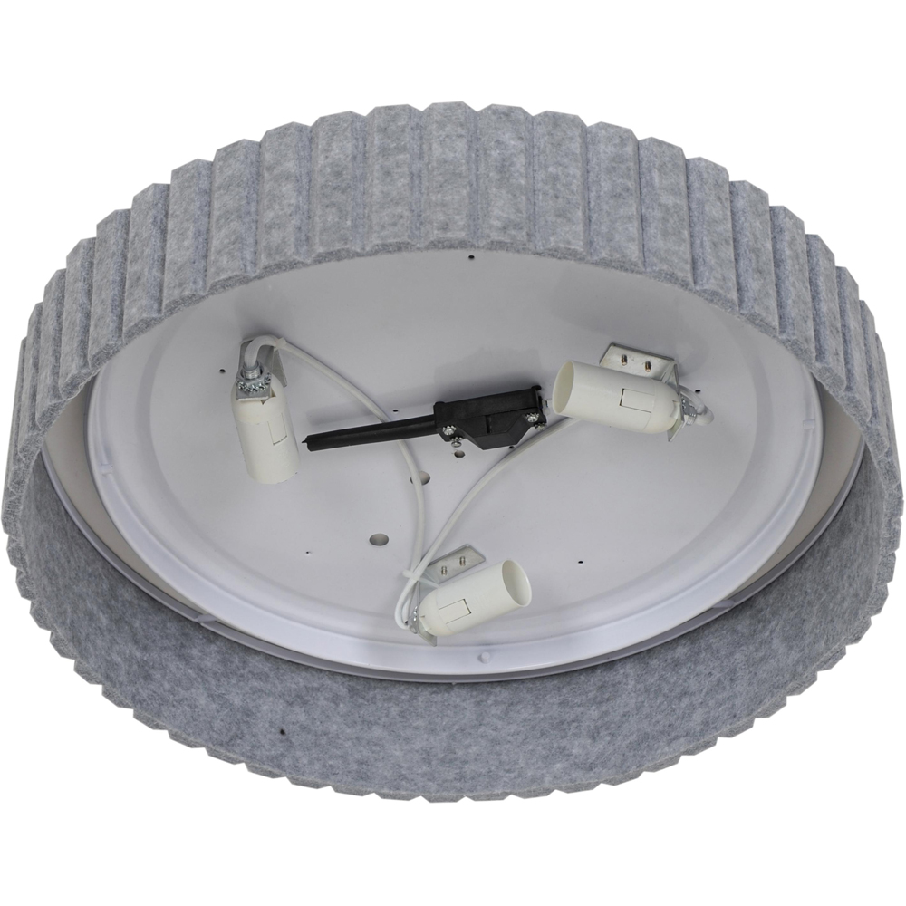 Nordlux Corato Grey Flush Mount Ceiling Light Image 4