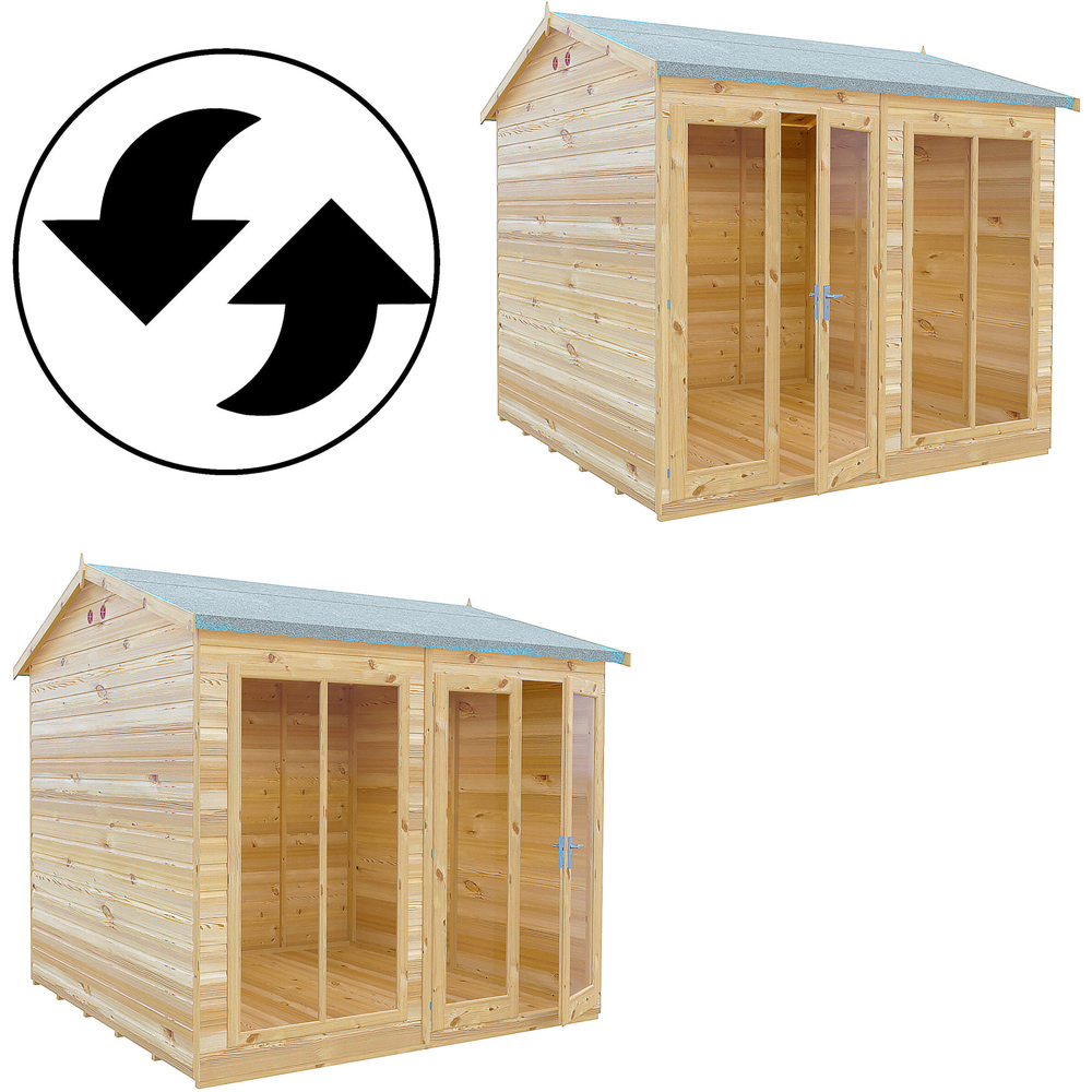 Shire Mayfield 8 x 8ft Double Door Traditional Summerhouse Image 5