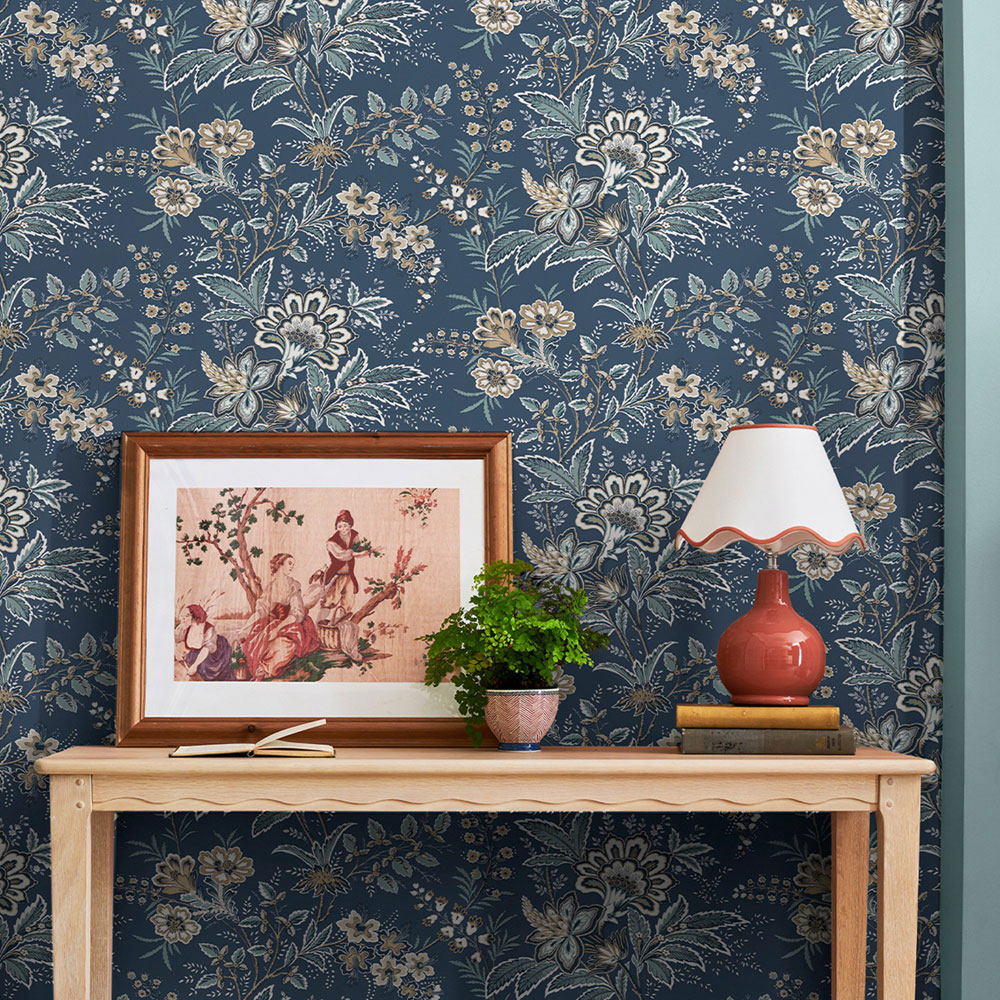Laura Ashley Marlbrook Dusky Seaspray Wallpaper Image 3
