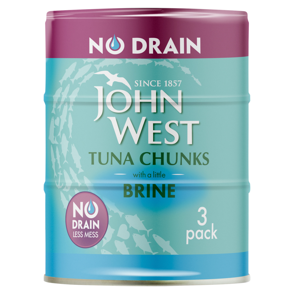 John West Tuna Chunks with a Little Brine 100g 3 Pack Image