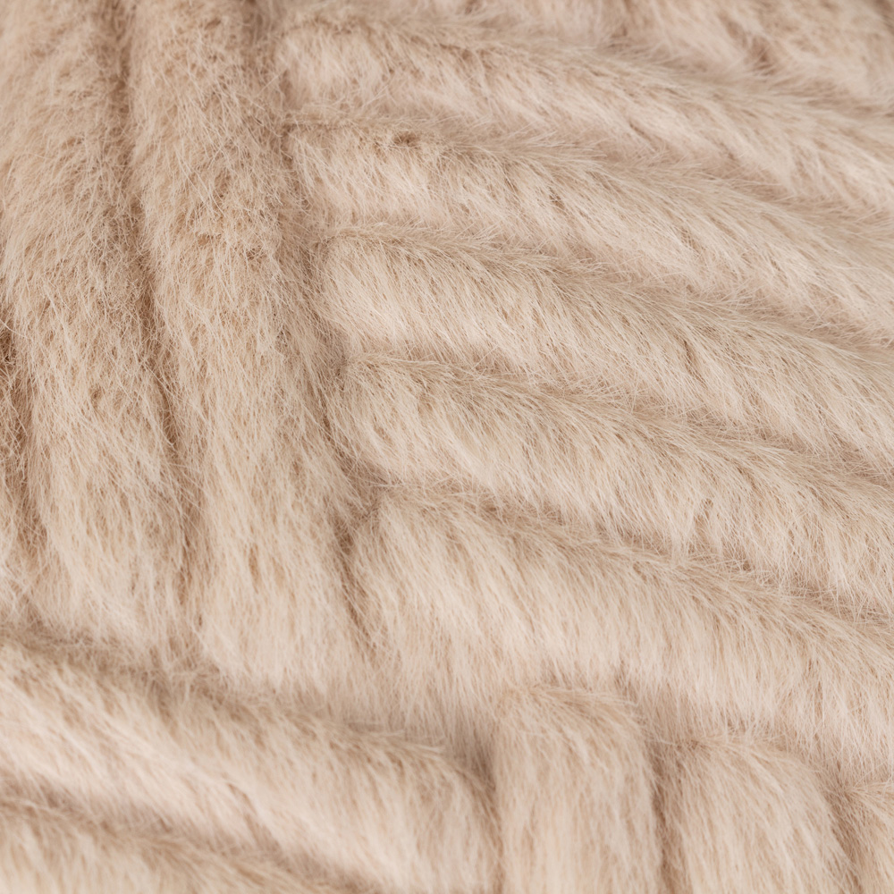 Paoletti Sonnet Brulee Cut Faux Fur Cushion Image 5