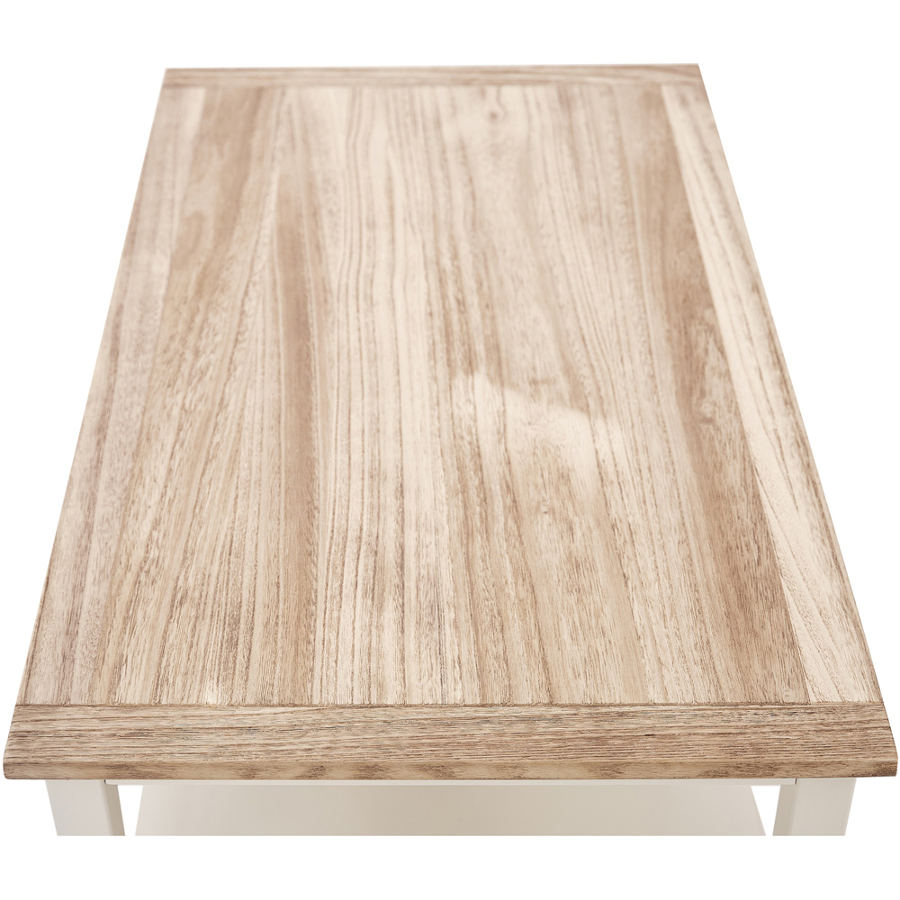 Palazzi White Natural Coffee Table Image 5