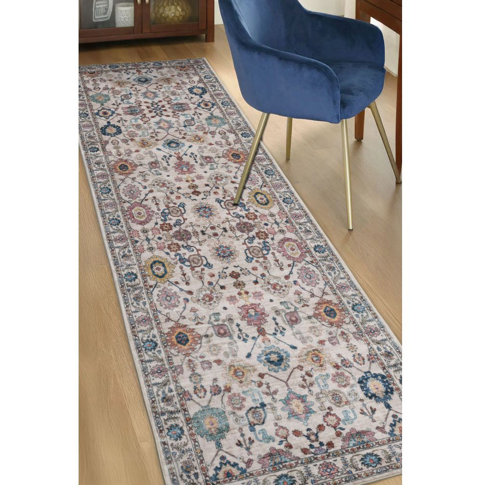 Homemaker Roma Ivory Heritage Inspired Traditional Runner 67 x 230cm Image 4