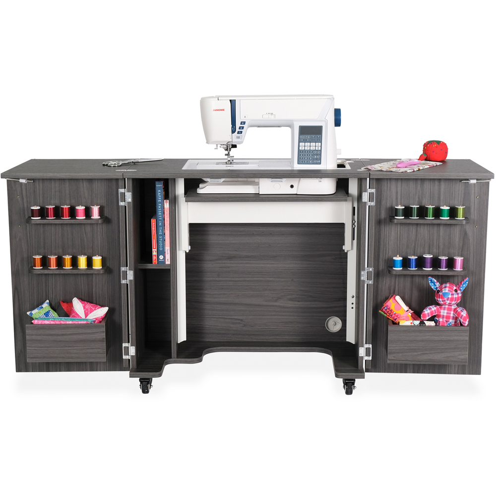 Arrow Cabinets Bandicoot K8207 Grey Fold-Away Sewing Cabinet Image 4