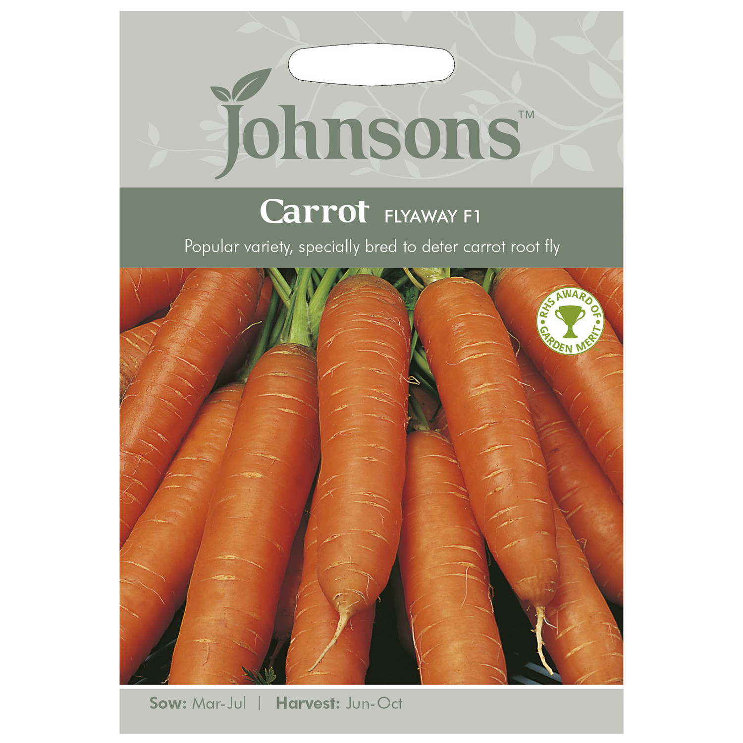 Johnsons Flyaway F1 Carrot Seeds Image 2