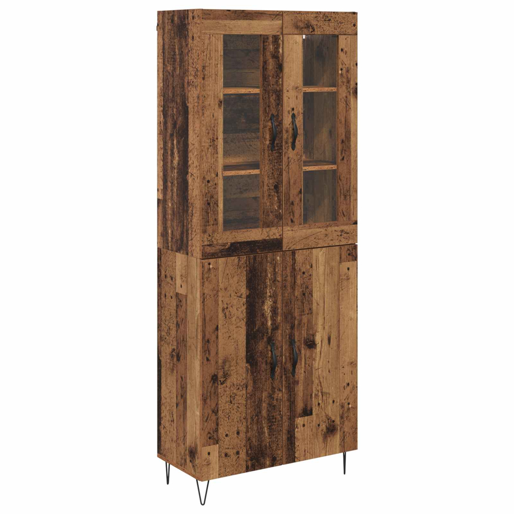 vidaXL 4 Door Old Wood Sideboard Image 2