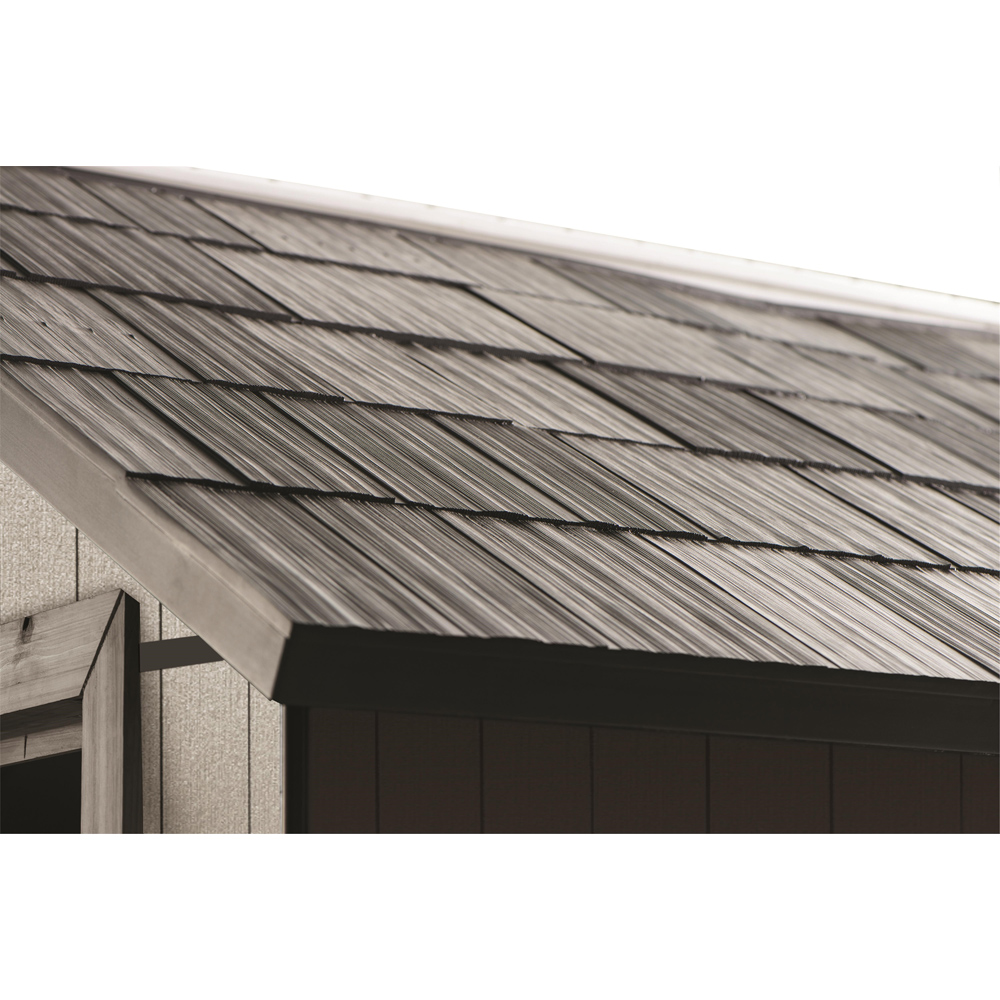 Keter Oakland 1175 Double Door Grey Outdoor Storage Shed Image 7