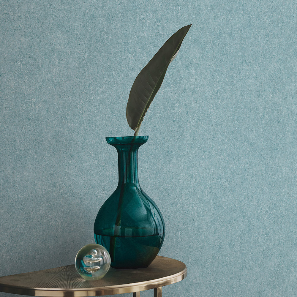 Erismann Dash Plain Blue Vinyl Wallpaper Image 4