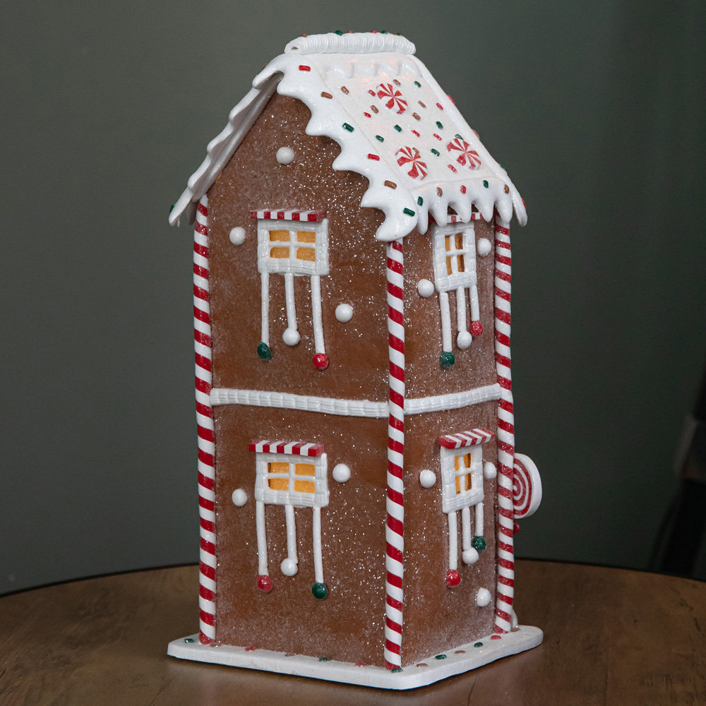 Samuel Alexander Warm White LED Gingerbread Candy House Christmas Decoration 29cm Image 5