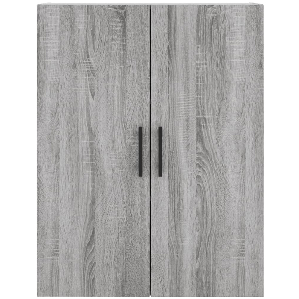 vidaXL 2 Door Grey Sonoma Wooden Wall-Mounted Cabinet Image 4