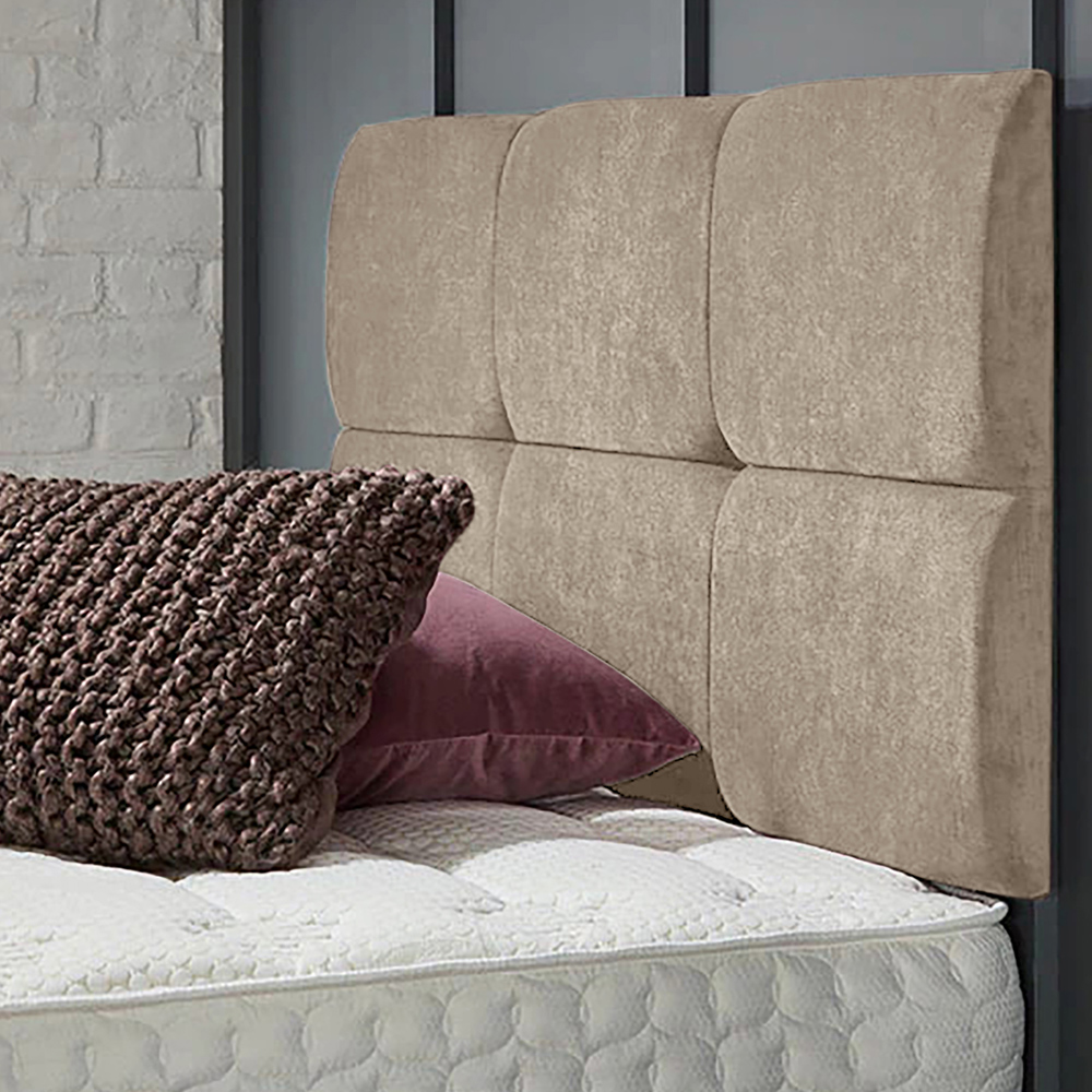 Eleganza Home Dorridge Super King Size Cream Naples Strutted Headboard Image 1