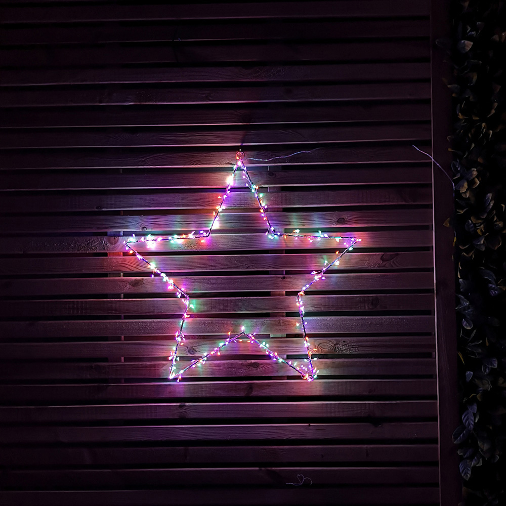 Samuel Alexander Multicolour Star LED Outdoor Christmas Decoration 60cm Image 2