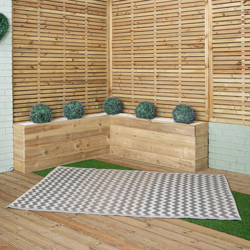 Samuel Alexander Atlantis Slate Alfresco Patio Rug Mat 1.5 x 2.1m Image 2