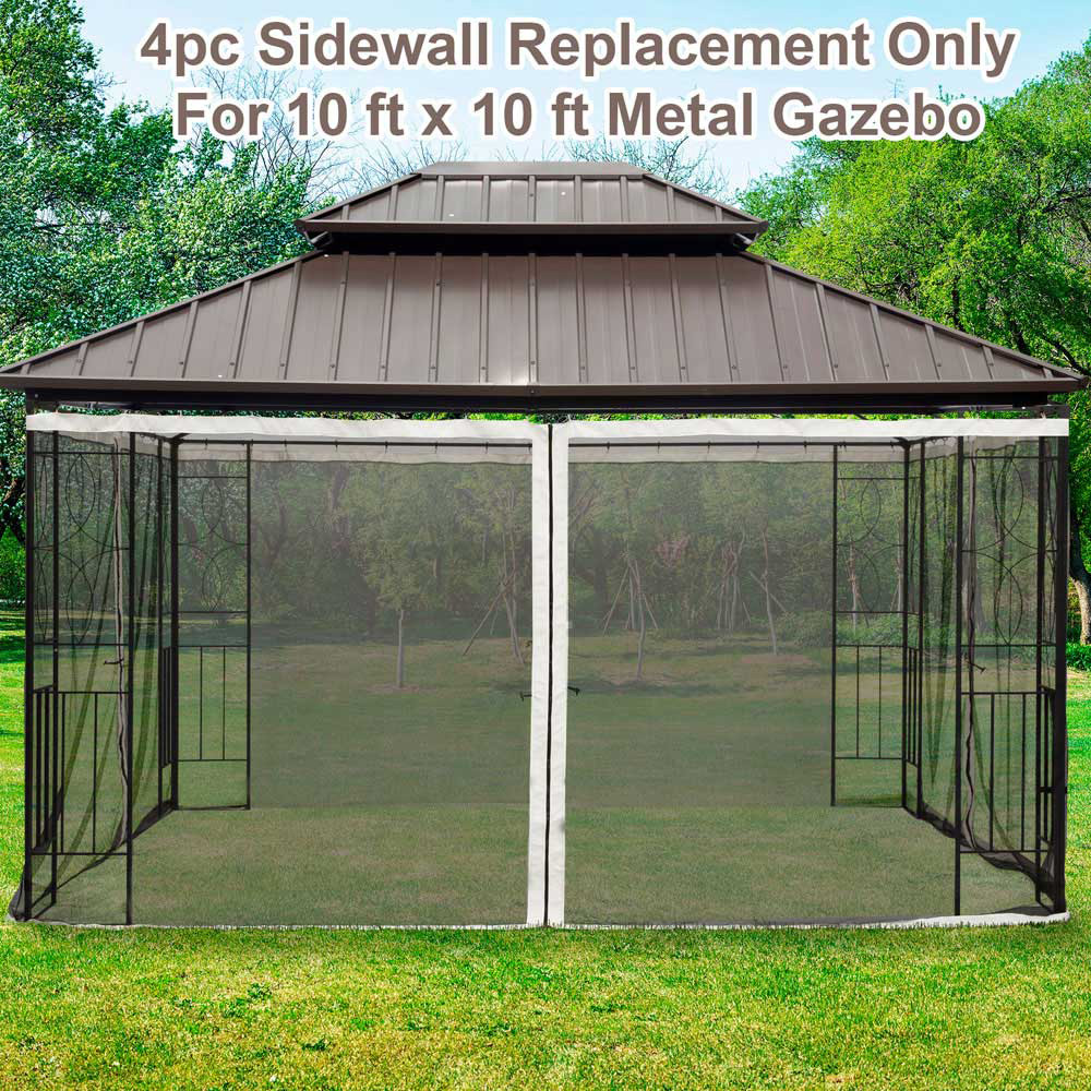 Outsunny Replacement Mesh Netting Beige Image 7