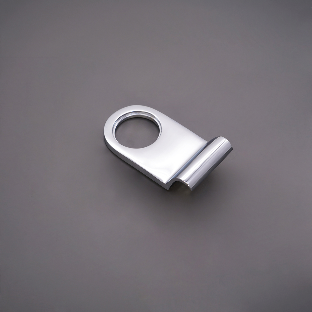 Spira Brass Polished Chrome Victorian Cylinder Pull Image 2