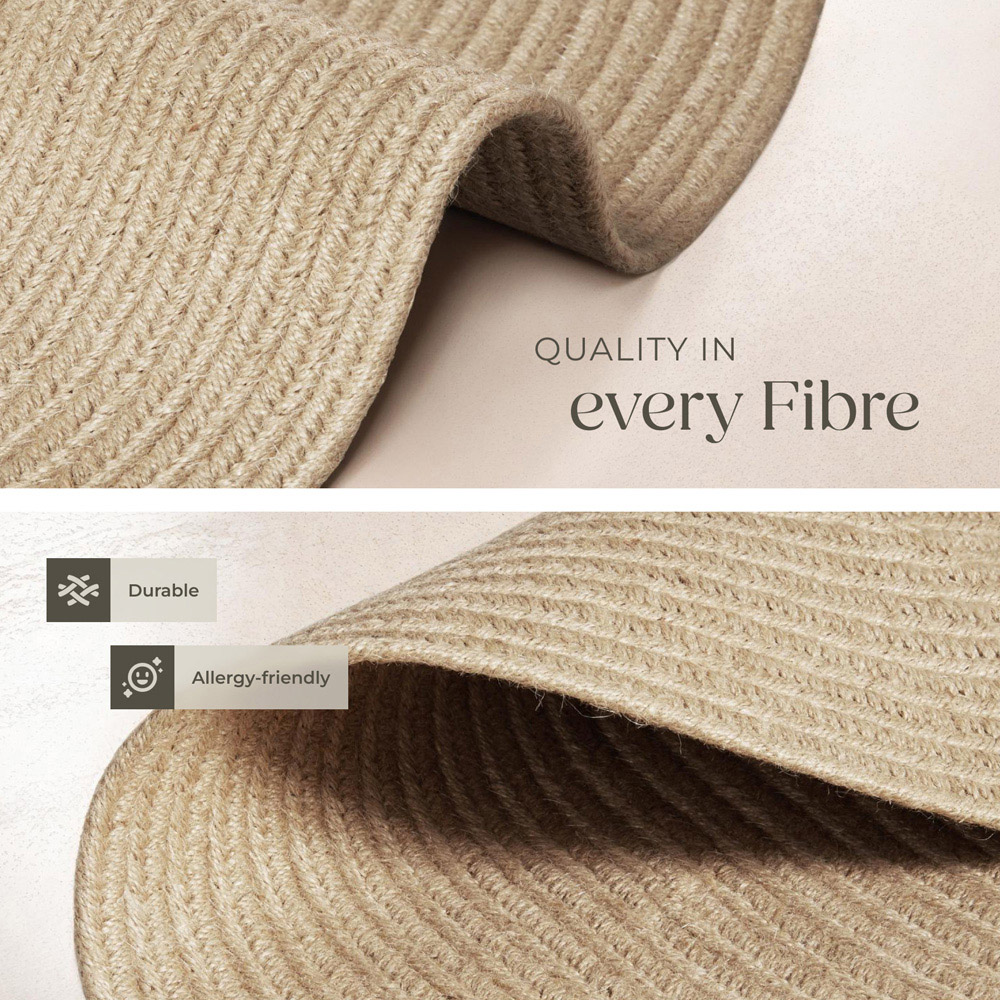 tectake Round Easy Care Rug Image 5