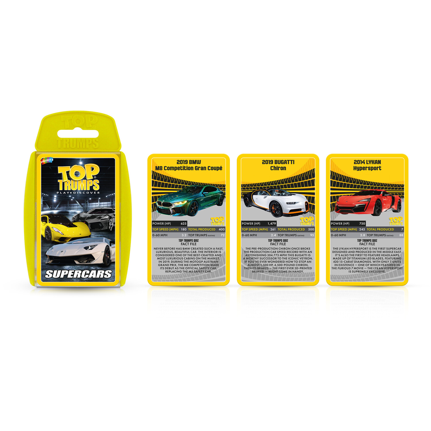 Top Trumps Supercars Card Game Image
