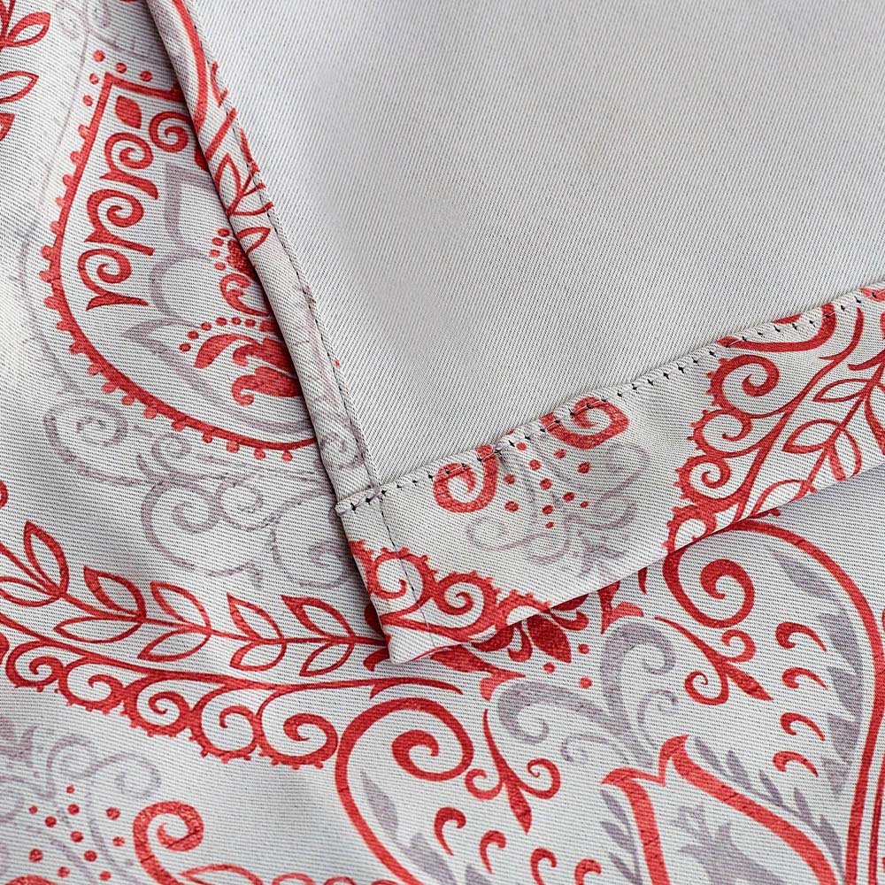 Alan Symonds Victoria Red Room Darkening Ring Top Eyelet Curtains 229 x 274cm Image 4