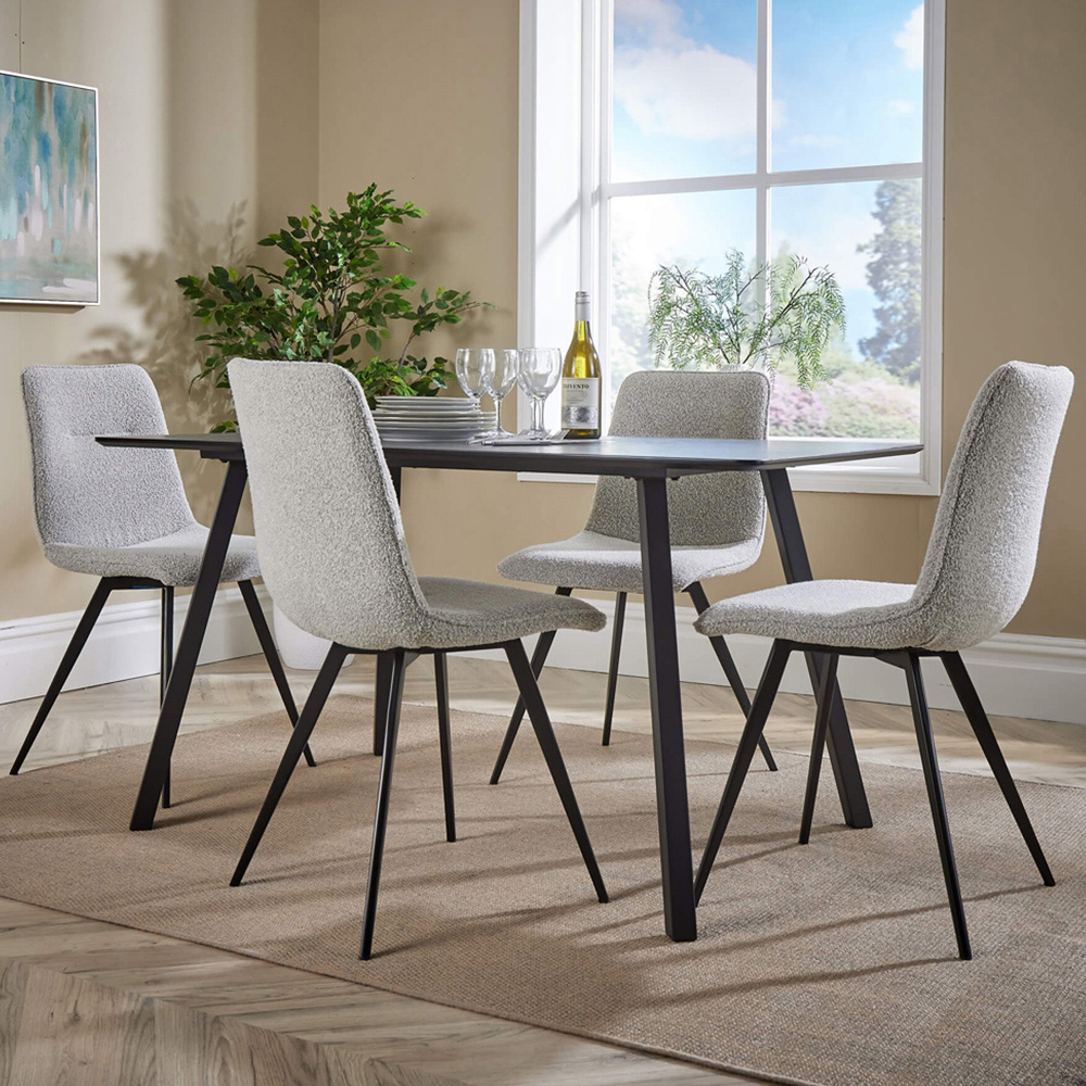 Home Source Wickford Ashford 4 Seater Dining Set Image 1