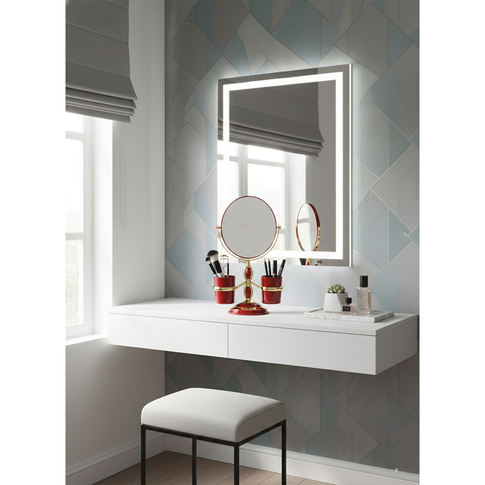 Avilo Natural LED Make-Up Mirror with Smart Touch Sensor 35 x 20cm Image 4