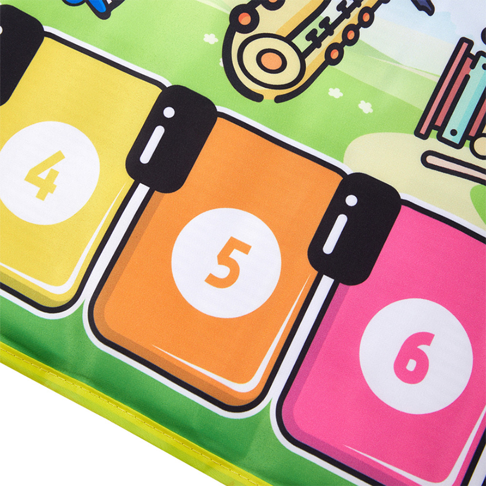 H&O Direct Kids Non-Slip Musical Piano Mat with Record Function Image 4
