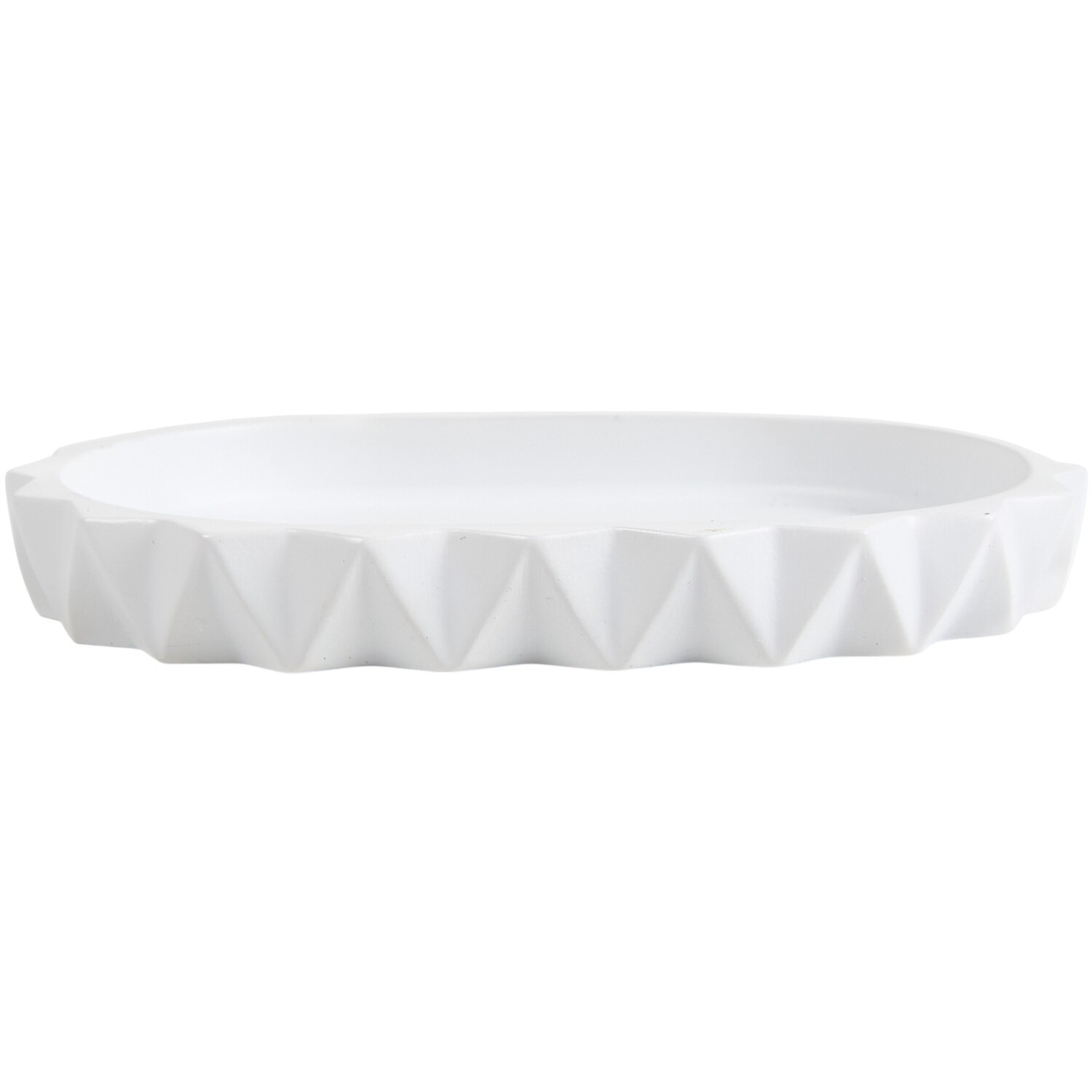 Milan Soap Dish White Image 4