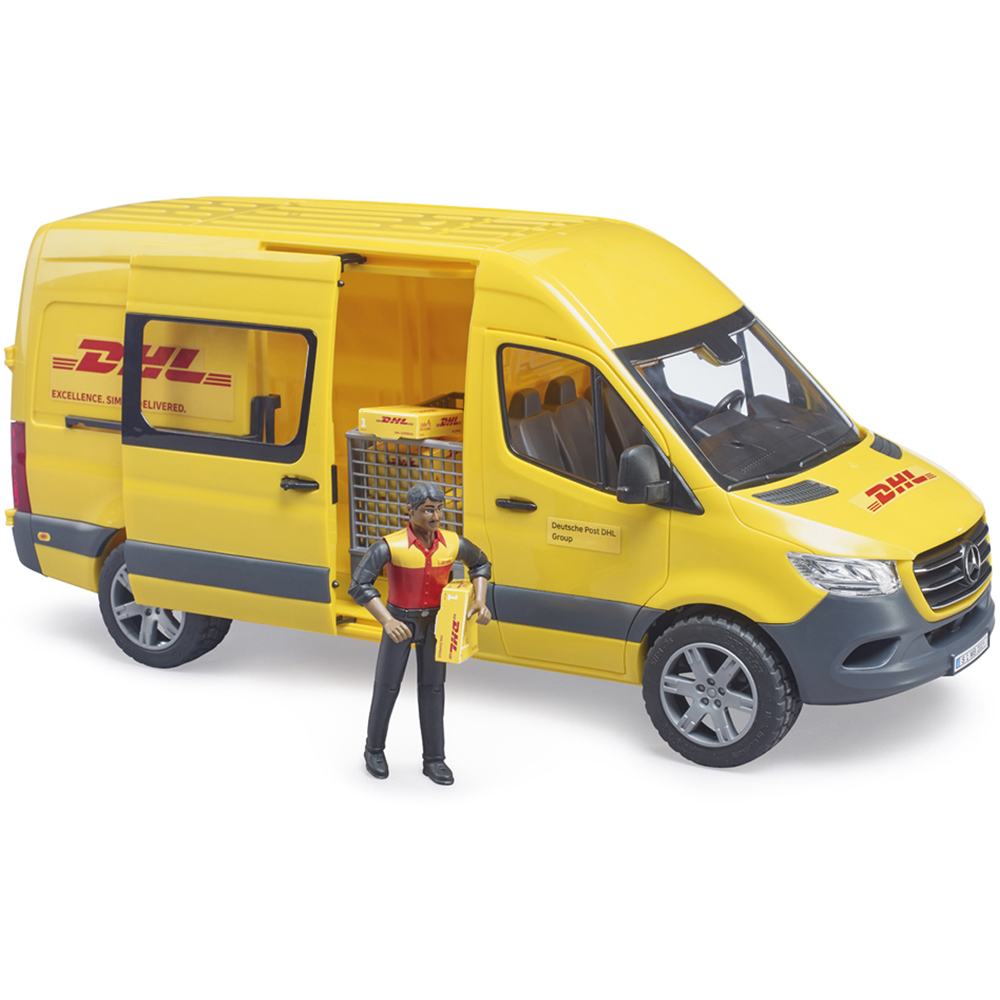 Bruder Kids MB Sprinter DHL with Driver Playset Model Image 2