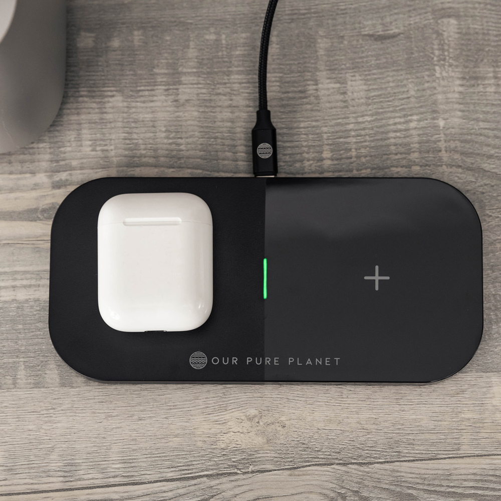 Our Pure Planet Dual Wireless Charging Pad 15W Image 8