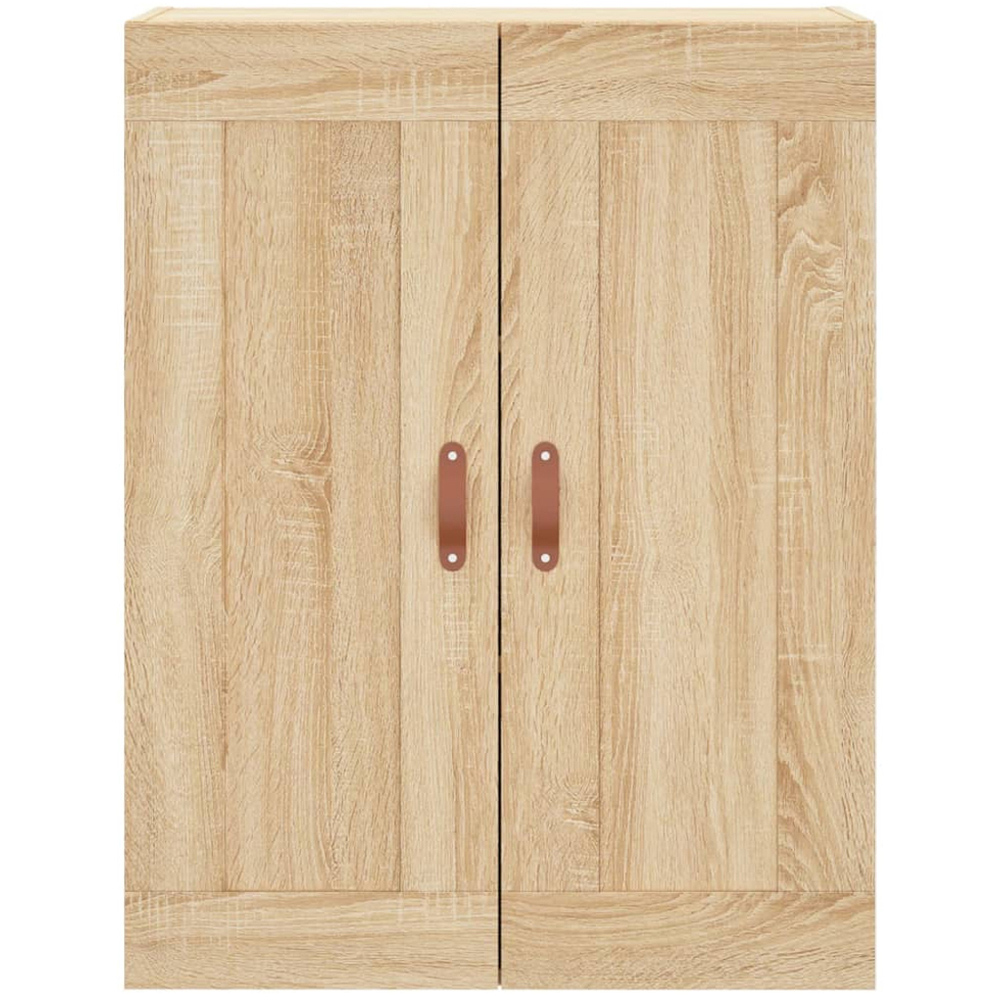 vidaXL 2 Door 3 Drawer 3 Shelf Sonoma Oak Highboard with Metal Legs Image 6